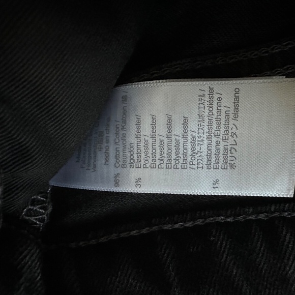 Madewell slim BLACK jeans in Claybrook wash 40x32 - Picture 9 of 9